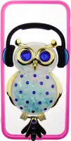 Чохол-накладка TOTO TPU Stones Case iPhone 7/8/SE 2020 Owl in Headphones Blue