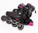 Роликовые коньки 029 L Best Roller колеса PU светящиеся. Pink (размер 39-43) (170001)