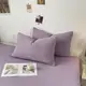 Постельное белье семейное Dushka Home Поликотон 21204 160х215х2 см лиловое