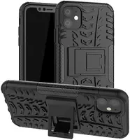Чехол-накладка TOTO Dazzle Kickstand 2 in 1 Case Apple iPhone 11 Black
