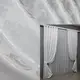 Комплект (2шт. 1,5х2,5м.) готовых жаккардовых штор, коллекция "Лион". Цвет белый. Код 606ш 39-791