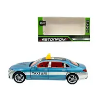 МАШИНА 1:32 Mercedes Benz E300L (TAXI/Такси) (ГОЛУБАЯ)
