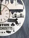Дизайнерские часы на стену «Бостон, Массачусетс»