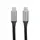 Кабель PowerPlant USB3.1, USB-C - USB-C, 20Gbps, 100W, 20V/5A, 4K/60HZ, 1м