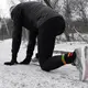 Носки водонепроницаемые Dexshell Running, p-p S, с оранжевыми полосами.