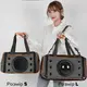 Сумка переноска для кошек и собак 46x30x26 см CosmoPet CP-01 (L) Grey-Orange