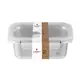 Контейнер пищевой прямоугольный Bergner Go Lovers BG-36310-GY 0.8 л серебристый