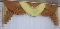 Ламбрекен на карниз 2м Модель №136 Колір кавовий