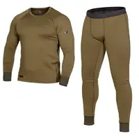 CamoTec термобелье PolarHeat Quadro Stretch 3.0 Tan, армейский комплект термобелья, нательное термобелье койот