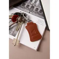 Кожаный брелок Premium Светло-коричневый