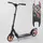 Самокат алюминиевый Best Scooter, с PU колесами, 2 аммортизаторами. Black and Orange (92086)