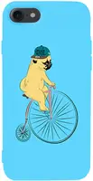Чехол-накладка TOTO Matt TPU 2mm Print Case Apple iPhone 7/8/SE 2020 #10 Dog Ride Sky Blue