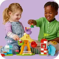 Конструктор LEGO DUPLO Свинка Пеппа Ярмарок розваг 53 деталі (10453)