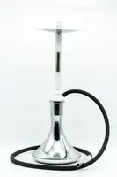 Хороший кальян на одну трубку со стеклянной колбой Gipsy Hookah - Красный Chrome