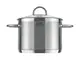 Кастрюля с крышкой Gipfel Signo GP-1363 24 см 6 л серебристая