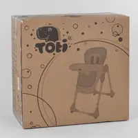 Стільчик для годування "Toti W-56077". Yellow and White (96505)
