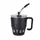 Термокружка Coffee & Tea с трубочкой черная HP-14-23B