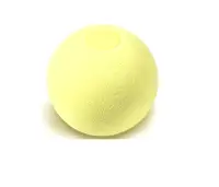 Интерактивная игрушка мячик для кошек со звуками птиц 5921 5 см желтая
