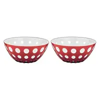 Набор салатников Guzzini Le Murrine 279412147 2 предмета 12 см красный