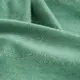 Ткань трикотаж полоса металлик бірюза