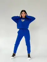 Теплый спортивный костюм AO5055 Синий L/XL