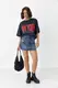 Футболка oversize з написом New York - чорний цвет, ONE SIZE
