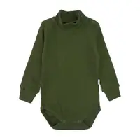 Боди с длинным рукавом и высокой горловиной Khaki