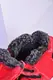 Ботинки женские зимние черные с красным С263