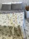 Плед двухсторонний муслиновый евро L&M Home Textiles 20296 200х220 см серый