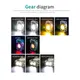 Электрозажигалка-фонарь arc ignition portable lamp D56-1 |Type-C, 2800-6000K 4h Max|