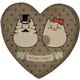 Подушка сердце 3D We are family 40х40х7,5 см (3DPS_15L082)