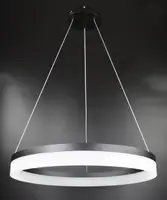 Люстра светодиодная подвесная LED светильник для квартиры на потолок лэд 26751 Черный 35-160х60х60 см.