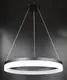 Люстра светодиодная подвесная LED светильник для квартиры на потолок лэд 26751 Черный 35-160х60х60 см.