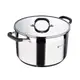 Кастрюля с крышкой Bergner Midnight BG-32084-MM 28 см 9.5 л серебристая