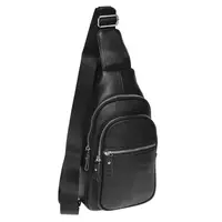 Шкіряний чоловічий рюкзак Borsa Leather K15060-black