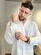 Рубашка мужская классическая из льна 32436 XXL белая