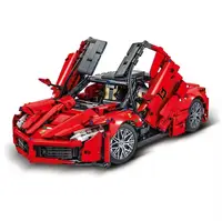 Конструктор спортивний автомобіль Ferrari на 1659 деталей, червоний