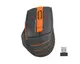 Мышь компьютерная безпроводная A4Tech Fstyler FG30S Wireless Orange оранжевая