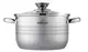 Кастрюля с крышкой Bohmann BH 1520 20 см 3.9 л серебристая