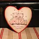 Подушка сердце 3D We are happy together 40х40х7,5 см (3DPS_15L027_KR)