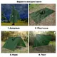 Водонепроницаемый дождевик (пончо) с капюшоном и карманом E-Tac CS-YY02 Green