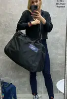 Чорна - 60*37*23 см - зручна та вмістка ДОРОЖНЯ СУМКА В 2х розмірах  (5172)