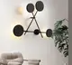 Бра LED 26366 Черный 14х75х75 см.