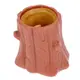 Игрушка антистресс Фуфлик Белочка бежевая из коричневого пенька