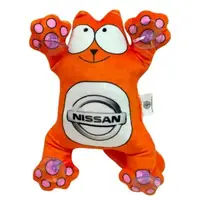 Котик Саймон на присосках 24 см NISSAN (ОРАНЖЕВЫЙ)