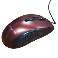 Комп'ютерна миша USB Grunhelm M-342WD Чорна з червоним