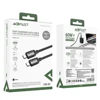 Кабель ACEFAST USB-C to USB-C aluminum alloy charging data cable (C20-03) |1.2m, 60W/3A|