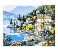 Картина по номерам Город в Горах, 40 х 50 см, краски, кисти. Multicolor (6148)