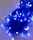 Светодиодная гирлянда 88 LED классическая 5 мм длина 6.6 метров однотон свет синий (1183-02)