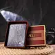Необычное мужское портмоне из натуральной фактурной кожи CANPELLINI 21499 Синее